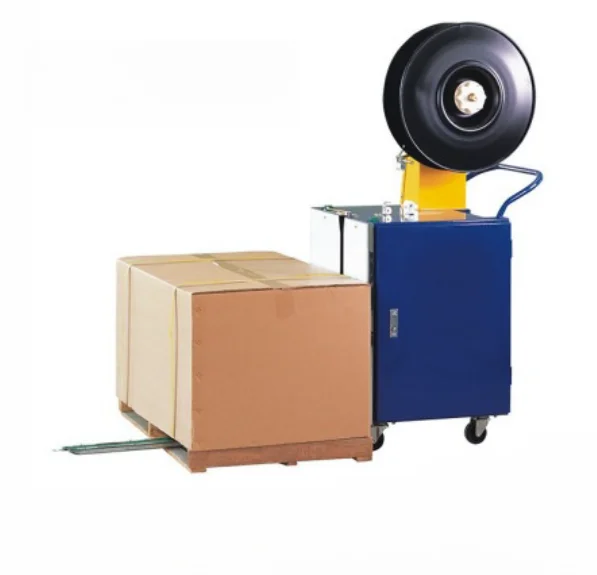 Factory Direct Threading Semi-automatic Electric PP PET Tray Strap Bale Machine Carton Semi Automatic Pallet Strapping Machine