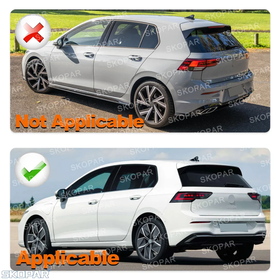 For VW Golf 8.5 MK8.5 2021 2022 2023 2024 3 Pin Tail Light Rear Brake Lamp Car accessories 5HG945207A 5HG945308A No Dynamic
