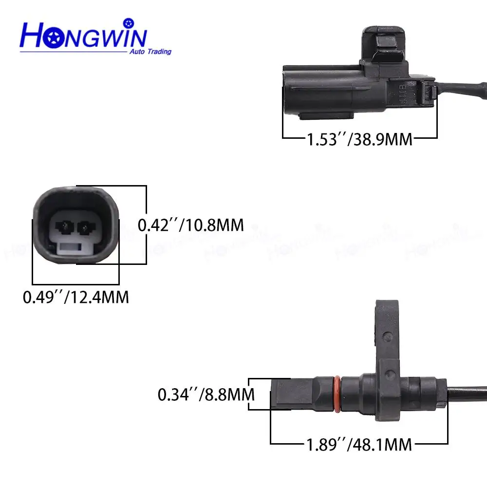 89542-28100 89543-28100 absホイールセンサー,トヨタvellfire,2.4-3.5,0から13までの最高速度センサー,英数字