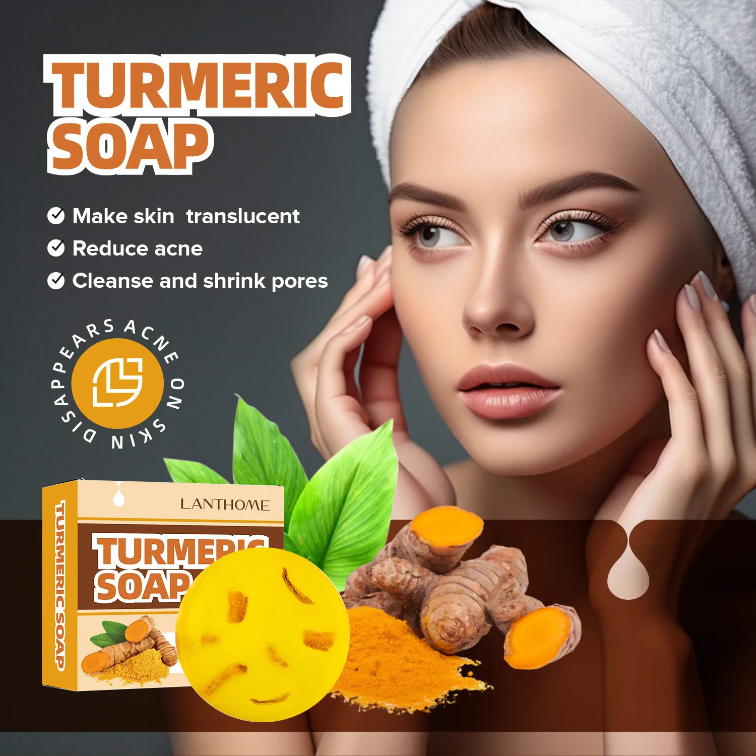 Body Whitening Soap Deep Clean Skin Chicken Skin Removal Soap Armpit Underarm Knees Bleaching Body Brighten White Care Products