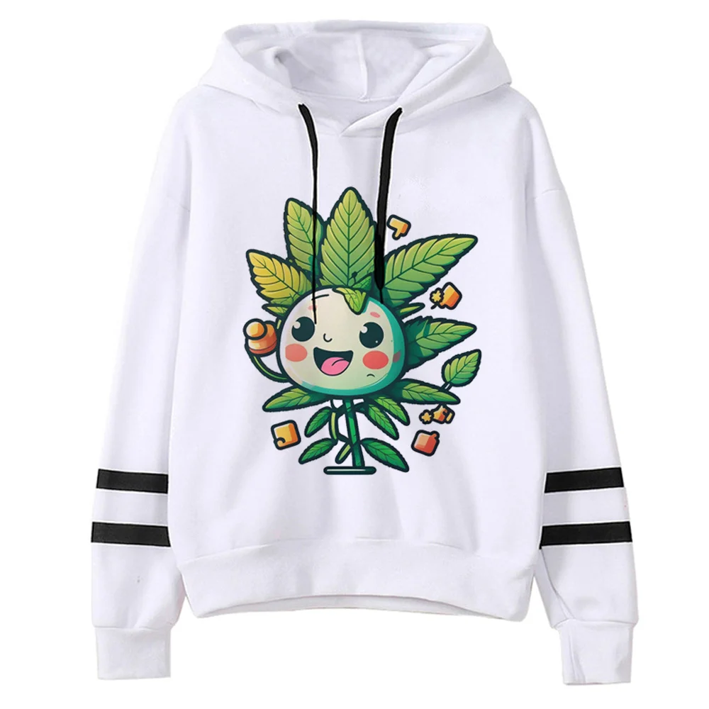 Sweats à capuche Weed Anime Graphic pour femmes, pull, survêtement, années 90, 600