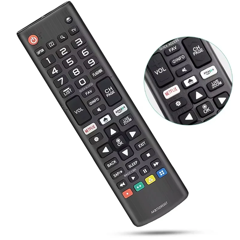 

ABS Remote ABK75095307 Universal TV Remote Control For Smart Television AKB75675301 AKB75675304 AKB76037605 Replacement Remote