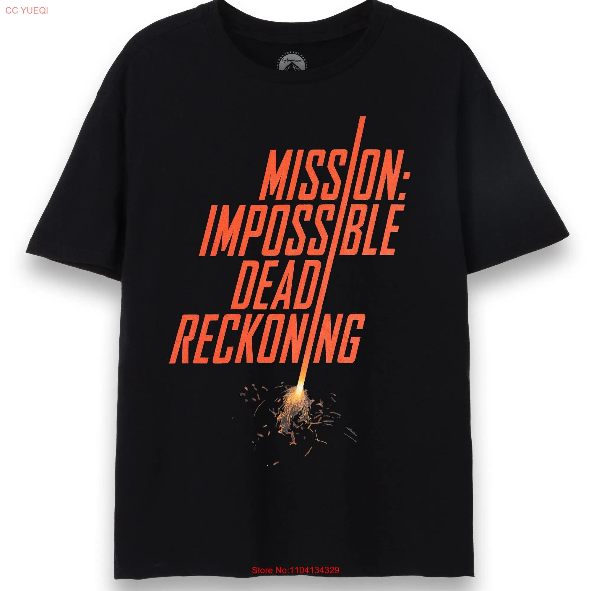 Mission unable Dead ritaking maglietta da uomo in Black MI7 Part One Movie Fuse Top Action Film Series Merchandise