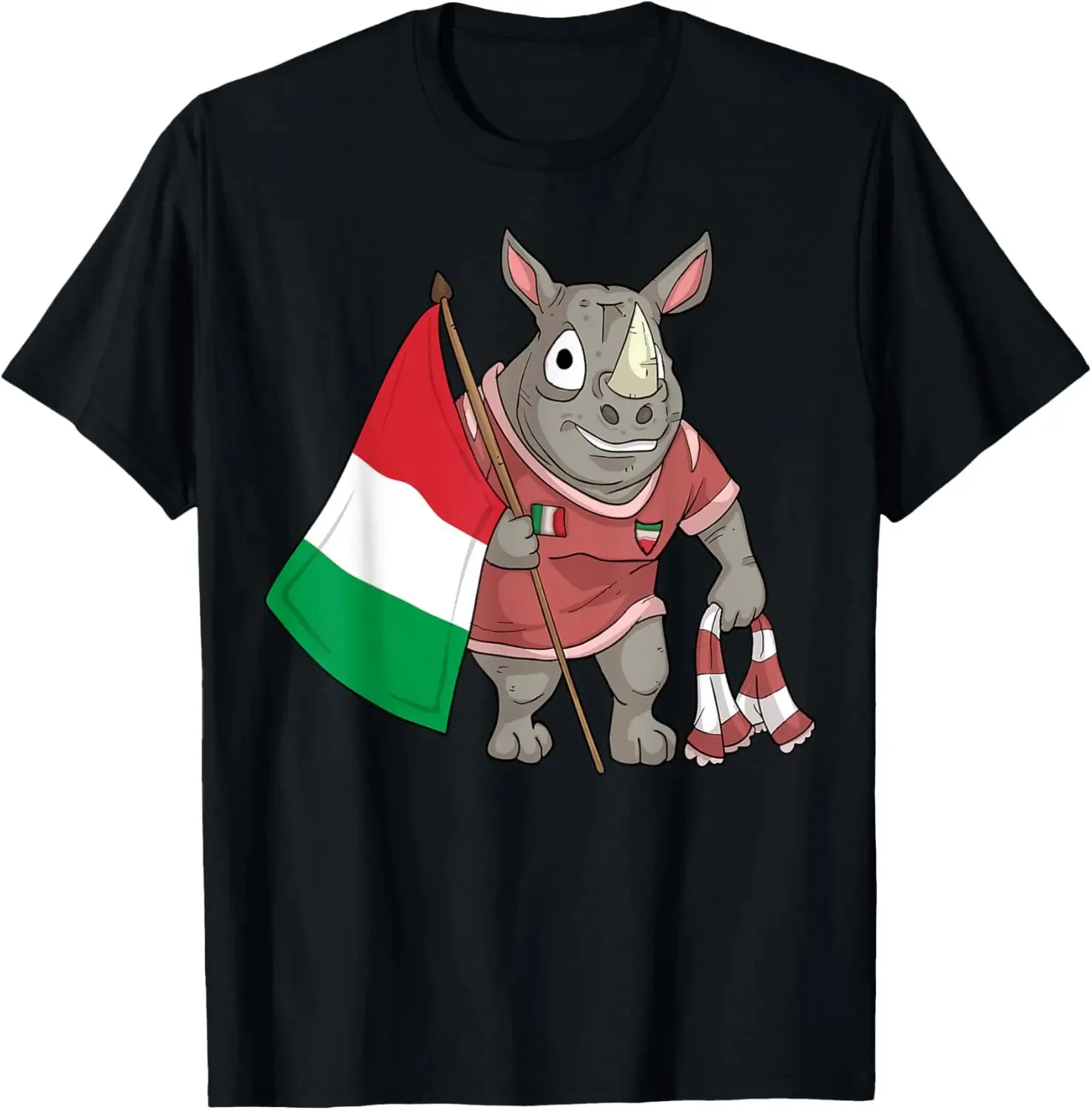 Italy Fan Rhino T-Shirt