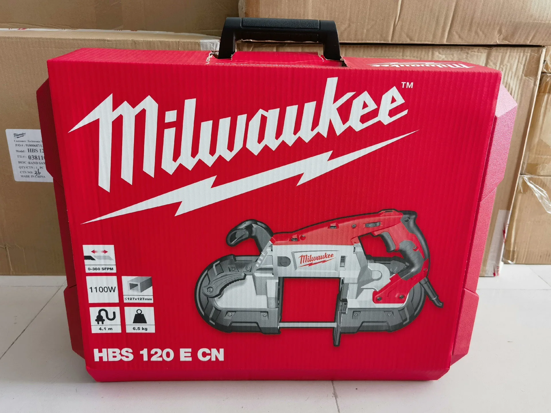 Milwaukee 6232-21/HBS 120 E CN Deep Cut Variable Speed Band SAW (NEW IN BOX) 220V