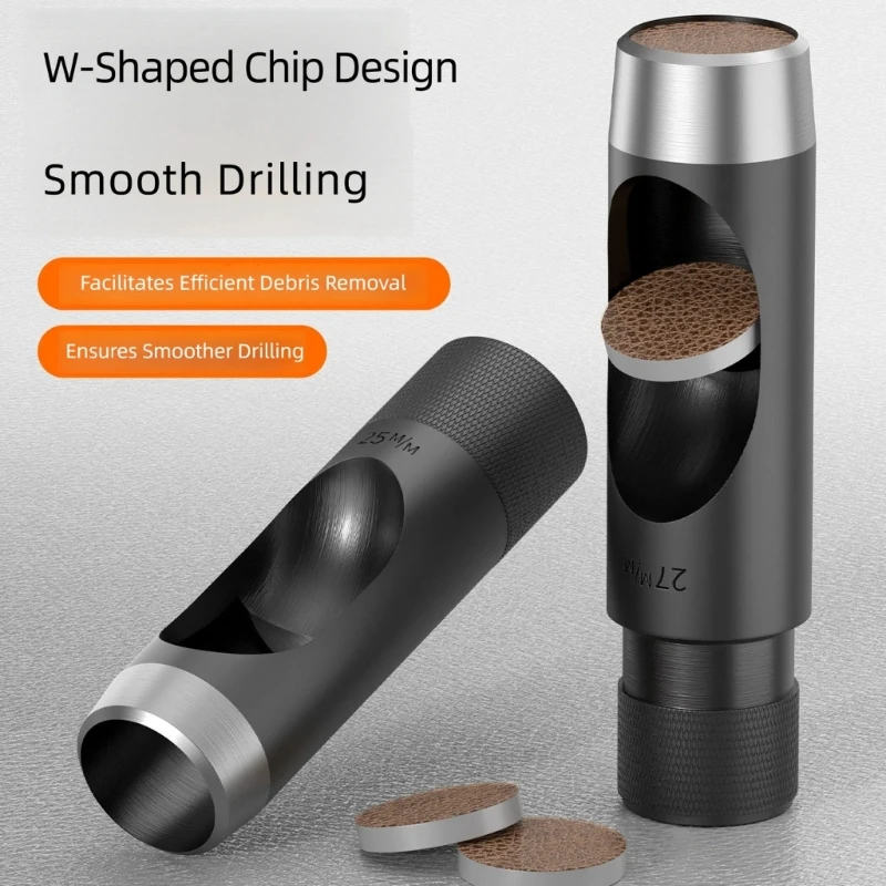 Manual Round Hole Hand Tool for Repair Work and Craft Punching with Steel Body and Controlled Positioning Use Y5GB