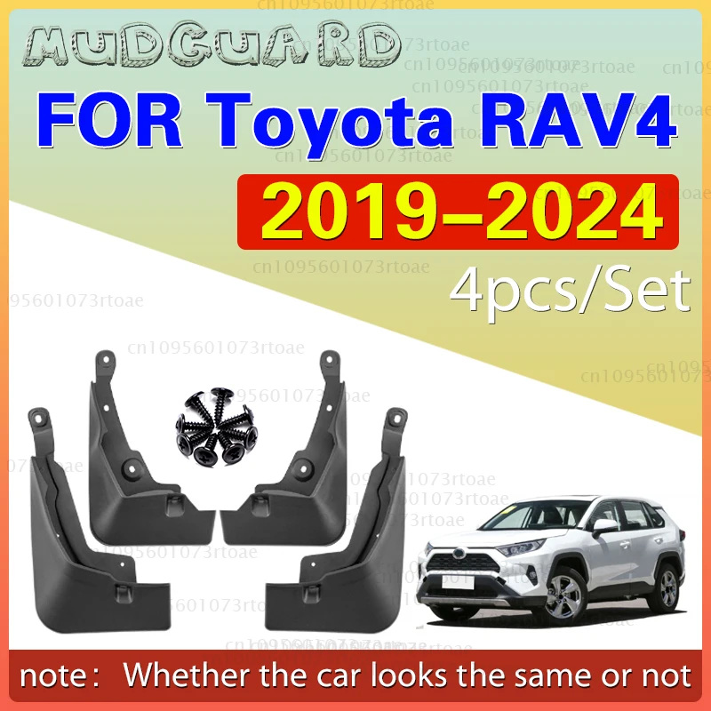 

For Toyota RAV4 2019 2020 2021 2022 2023 2024 Fender Mudguard Mud Flaps Guard Splash Flap Mudguards Car Accessories
