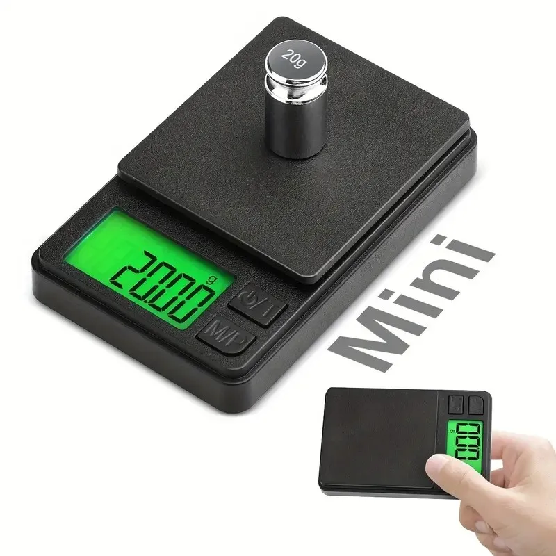 100/1000g 0,01g Mini Digitalwaage Hochpräzise Elektronische Taschenwaage Schmuckwaage Küchenwaage Tragbare Elektronische Waage – Detail 6