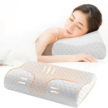 Queen Size Firm Contour Memory Foam cuscino cuscino cervicale per alleviare il dolore al collo cuscini ortopedici per dormire JAF030