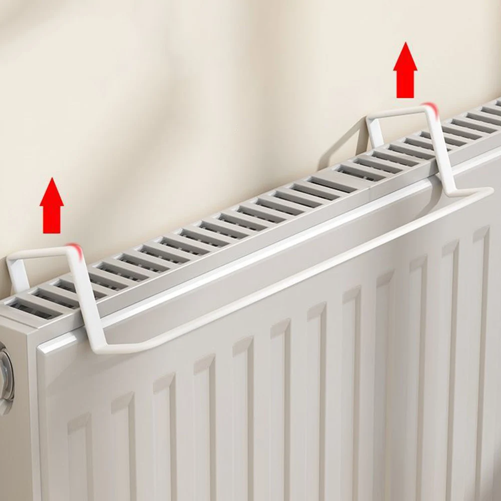 1pc Radiator Handdoekenrek Verwarming Handdoekenrek Voor Radiator Met Haak Ophangen Veelzijdig Strak En Modern Design HVAC Systemen Onderdeel