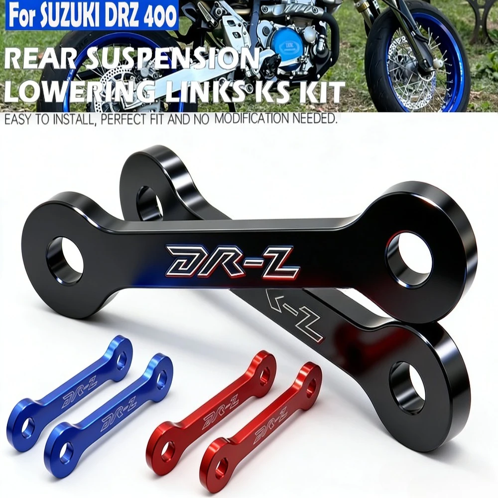 

Motorcycle Accessories Lowering Links Kit Fit For Suzuki DRZ400 DRZ 400 Rear Suspension Cushion Drop Levers DRZ400S 400SM 400E