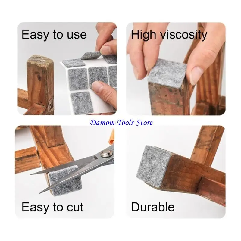 57BE Auto Adesivo Pad Pad Móveis Móveis Móveis Móveis Ruído Padding Pad Auto