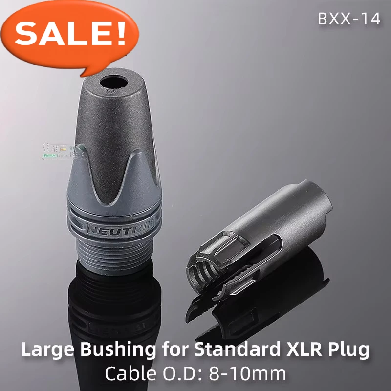 

Original NEUTRIK XLR Plug Large Bushing BXX-14 for Cable Wire Diameter 8 mm - 10 mm Suitable for NEUTRIK 3/4/5/6/7 cores