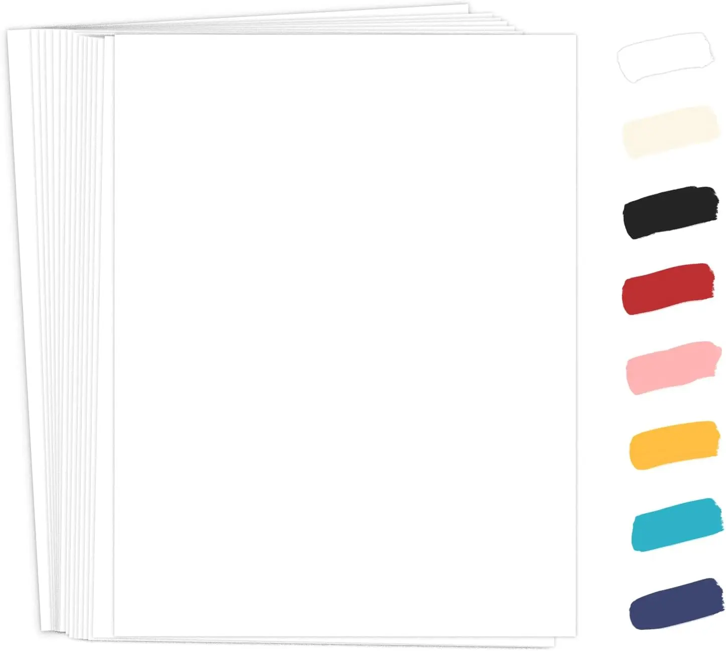 

50 листов белой бумаги формата 8,5 x 11 дюймов, плотность 65 фунтов, для изготовления открыток, офисной печати, сертификатов