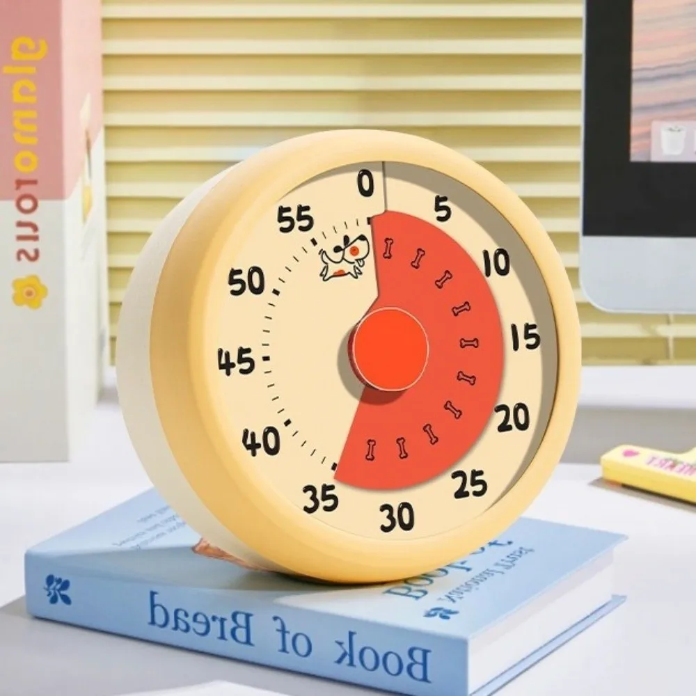 Mechanical Visual Timer 60 Minutes Magnetic Countdown Alarm Clock Timer Reminder Self Discipline Kitchen Cooking Timer Students