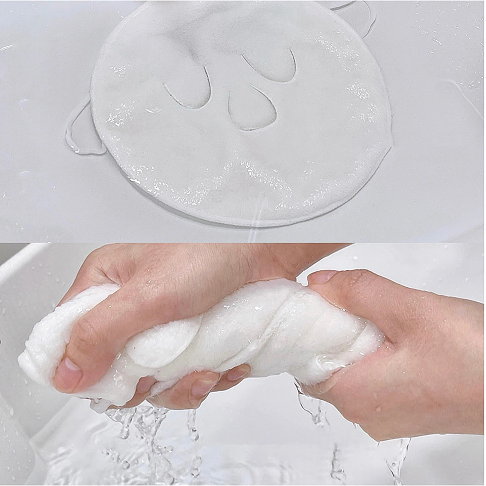 Skin Care Mask Cotton Hot Compress Towel Wet Compress Steamed Face Towel Opens Skin Pore Clean Hot Compress