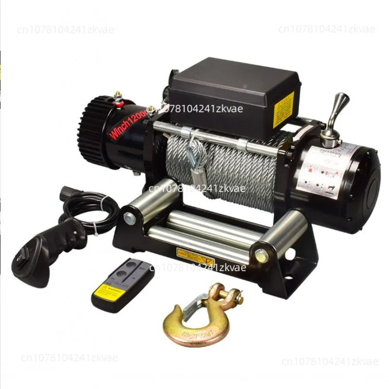 

Traction Electric Hoist Hoist Vehicle Hoist Fast Electric Winch 12v Car Off-road Self-rescue 24v Truck