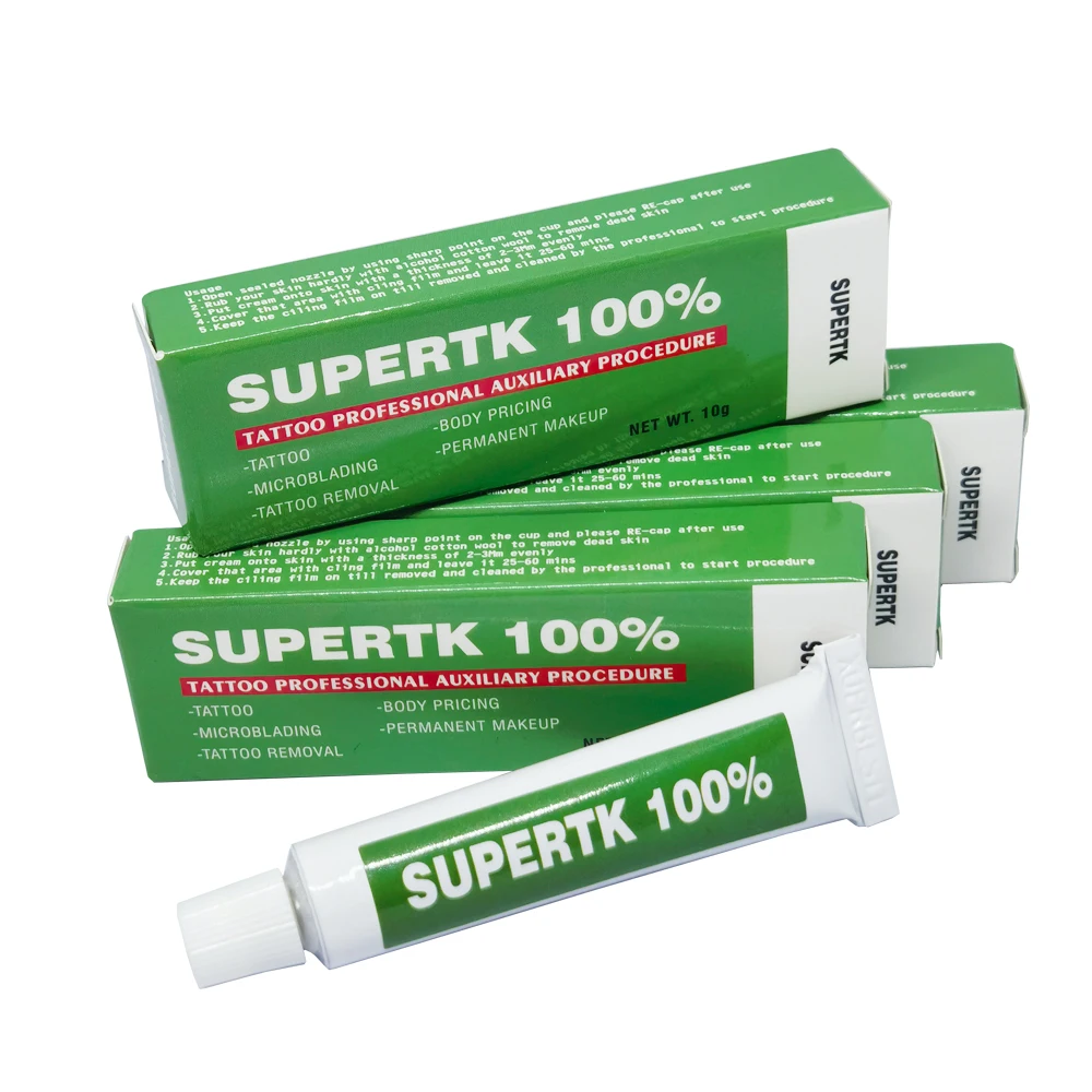 New Green Box 100% Tattoo Cream Before Permanent Makeup Microblading Piercing Body Beauty Eyebrow Lips Liner 10g