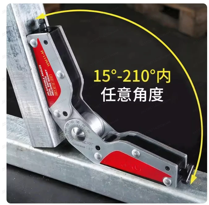 WM11-M Dual Switch Magnetic Welder Positioner | Strong Magnet Welding Fixer for Multi-Angle Clamping & 90° Right Angle