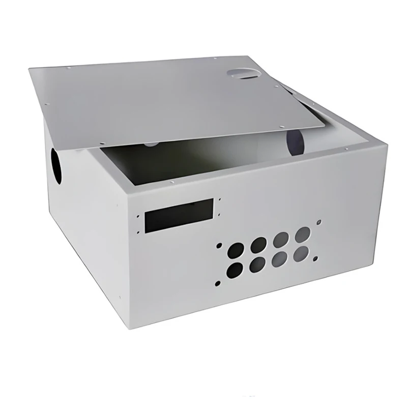 Custom High Precision Sheet Metal Fabrication Stamping/laser Cutting/Bending Aluminum Network Cabinet Machinery Enclosure