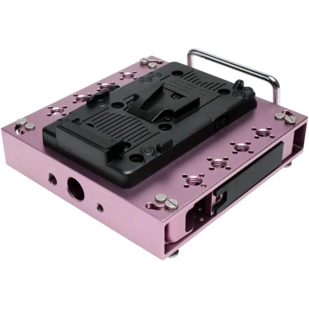 Pink Camera Monitor Mount Holder Bracket 1/4 Screw Fixed Image Transfer Monitor Magic Leg Expansion Bracket Handle Case,