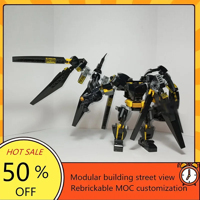 

397PCS Popular Space War Movie Model MOC Building Bricks Mech Armor Modular Technology Gifts Holiday Assemble Children Toy Suit