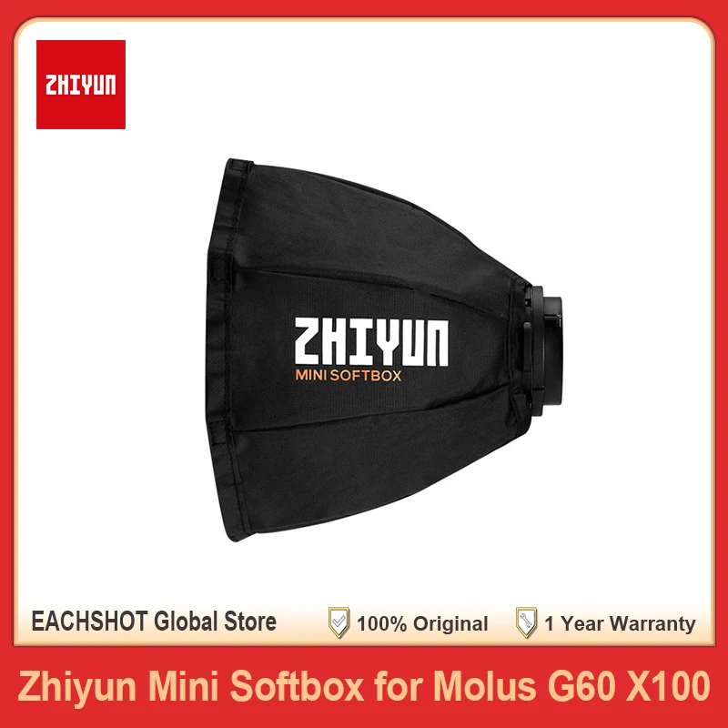 Zhiyun Mini Softbox Octagon ZY Mount Accessories for Molus G60 X100 COB Video Light Studio Photography Lighting