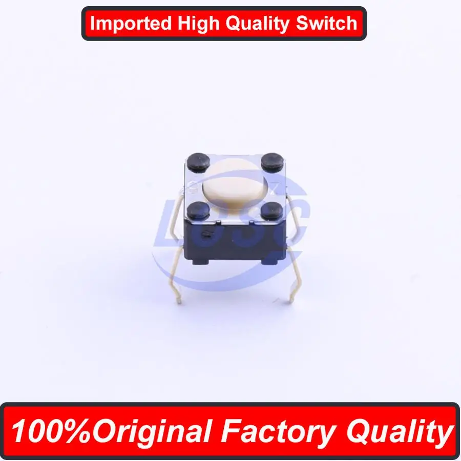 50pieces Original Factory Japan Switch B3F-1000 Micro-Motion Tactile Switch 6x6x4.3mm PC 4-Pin Round Button 1N 24V 50mA