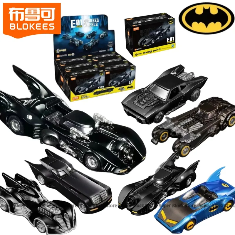 BLOKEES Coche de Bloques de Construcción Genuino de Batman E01 Gotham Disease Shadow, Juguete Coleccionable y Articulado, Adorno, Regalo