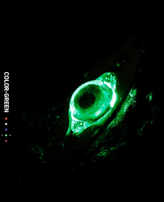 Drehbare LED Angel köder Licht Deep Drop Angell öffel Unterwasser Augen form Angel köder Light Tackle Ausrüstung Zubehör – Detail 6