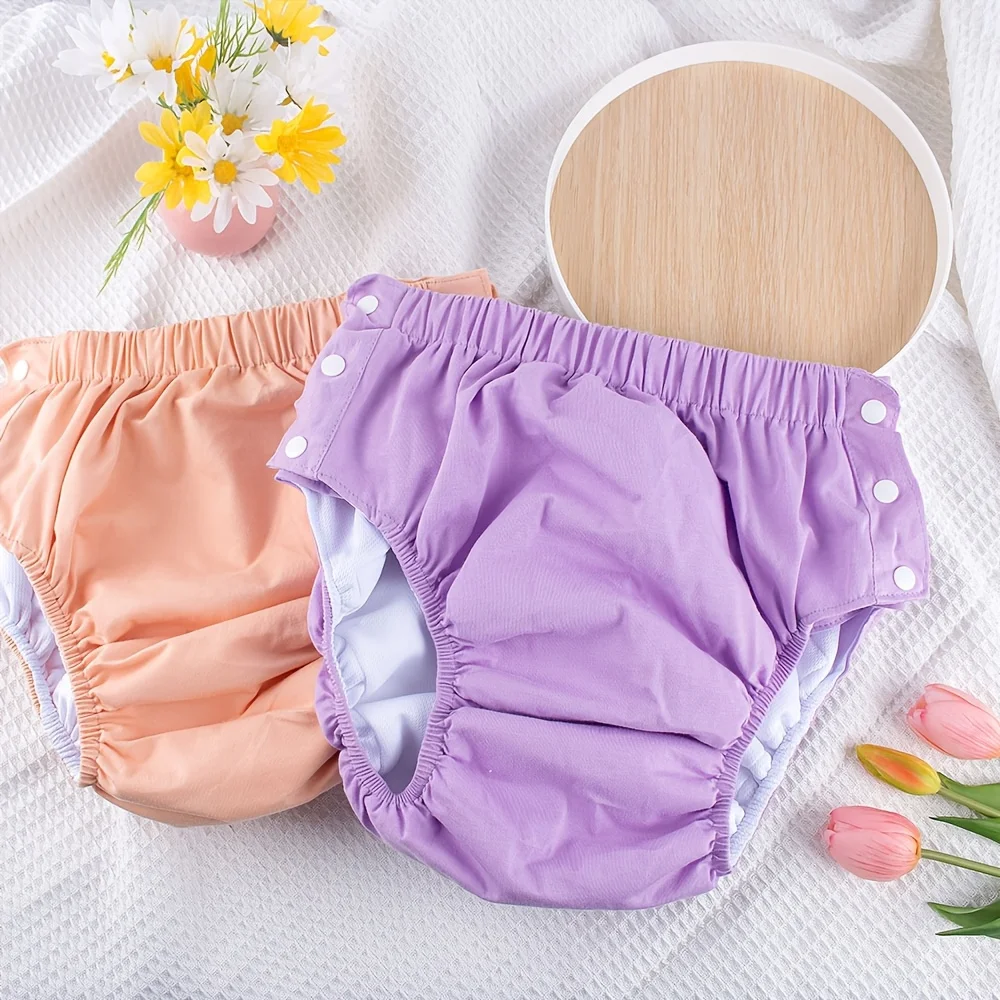 1 قطعة حفاضات الكبار القماش قابل للغسل قابل للتعديل سهلة خلع حفاضات القماش تنفس موجز لكبار السن أو أكثر من 14 سنة