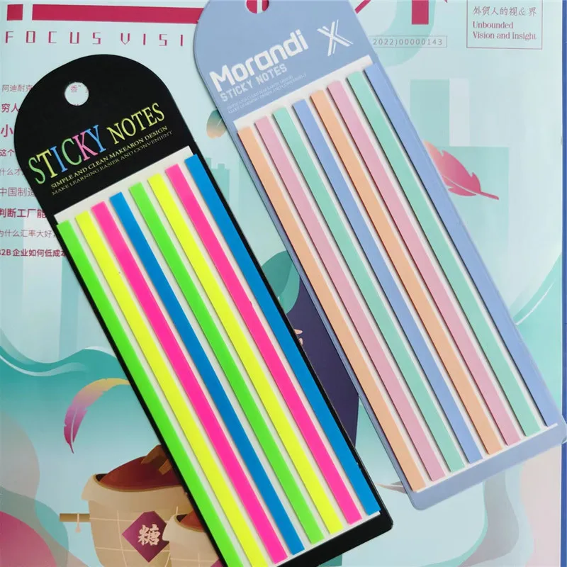 160Sheets Markers Index Tabs Bookmark Transparent Sticky Classify Files  For Book Waterproof Notes Strip Student Flags