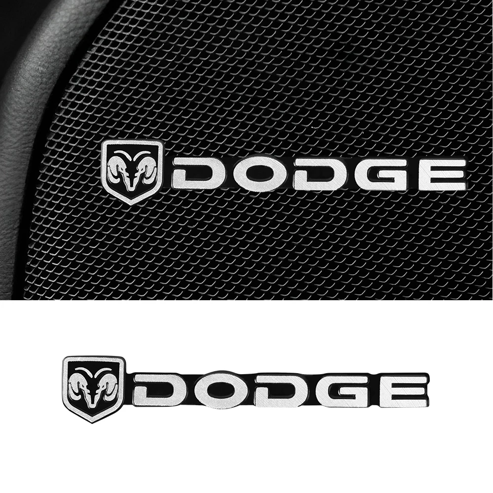 Adesivos de áudio para alto-falante de carro, decoração interior para Dodge Durango Caliber Dakota Neon SXT Nitro Ram Dart Colt, 2/4 peças