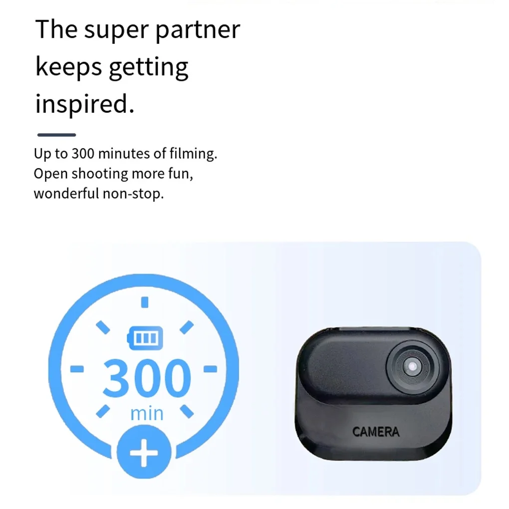 GO3 HD 1080P Haustierkamera mit Kragen, Anti-Shake, 1,47 Zoll HD-Farbbildschirm, Weitwinkel-Haustier-Sportkamera für Radfahren im Freien