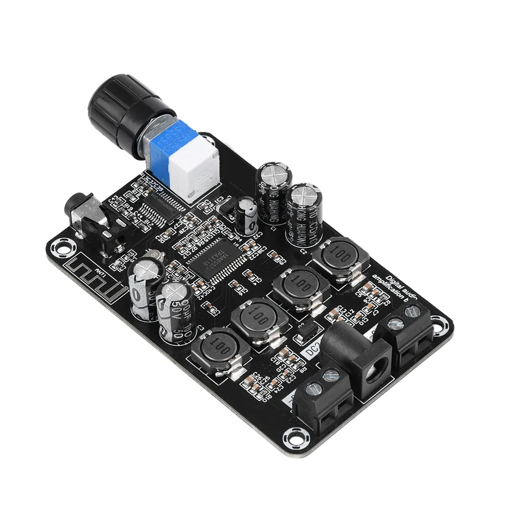 XH-A415 DC12-24V 50W+50W High Power Adjustable Audio Amplifier Board TPA3118D2 Bluetooth 5.0 Digital Bluetooth Amplifier Board