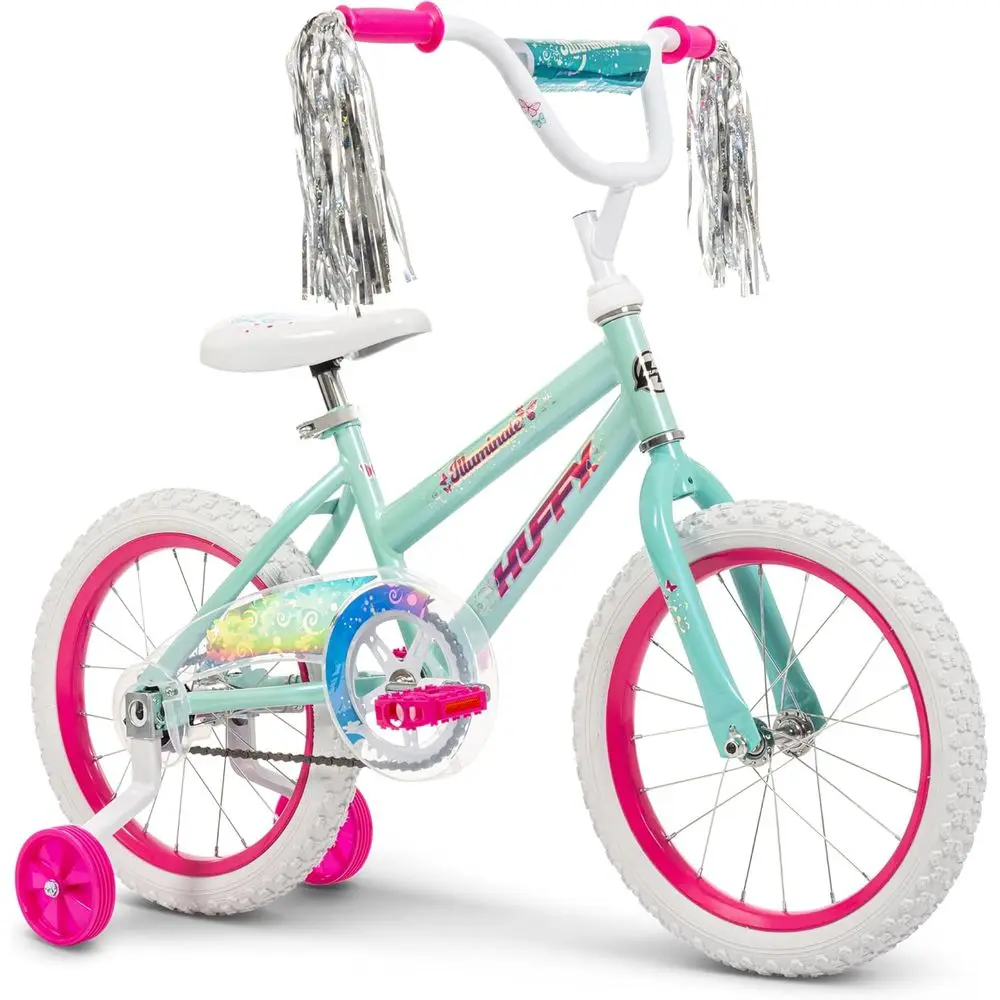 

Children's 12 & 16 Bikes with Removable Training Wheels, Adjustable Seat, Durable Design for Ages 3+