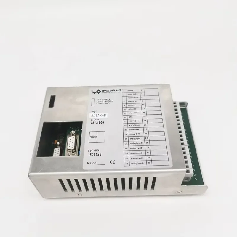 Compatible for Benninger Wandfluh SD1AK-B SD1AK Warping Machine Oil Pressure Control Board Spare Parts Compatible for Karl