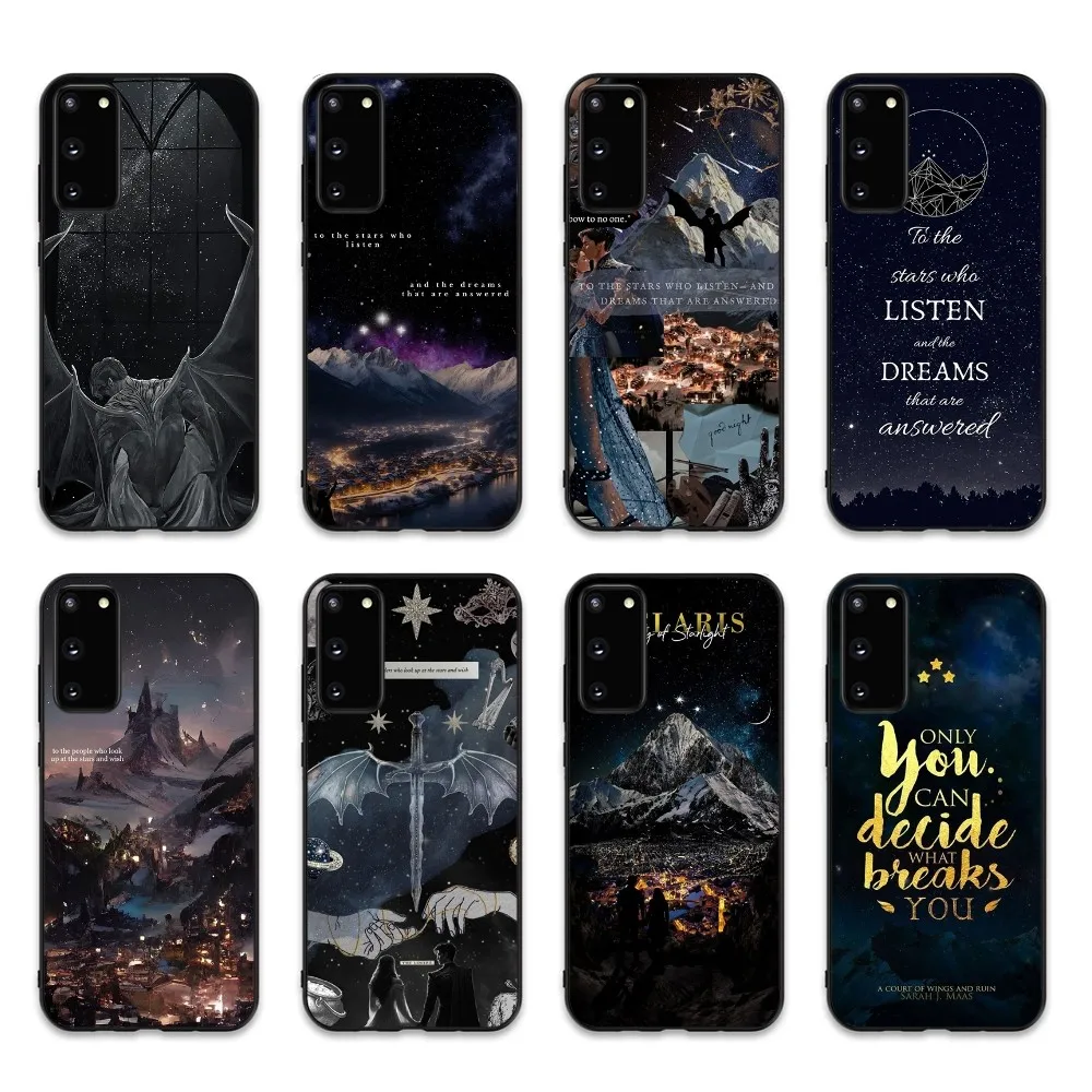 A Court of Mist and Fury Phone Case For Samsung S 9 10 20 21 22 23 30 23 24 plus lite Ultra FE S10lite Fundas