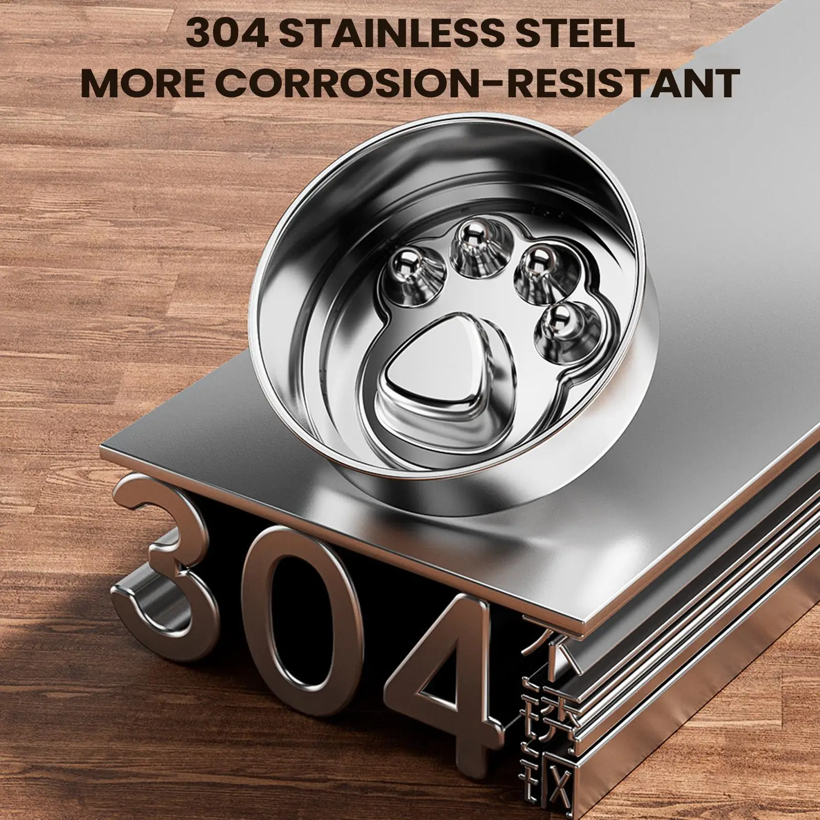 

Навысенные миски для собак: регулируемая по высоте (3 уровня) нескользящая миска для воды для собак для использования в помещении, на улице, дома, на кухне, в гостиной