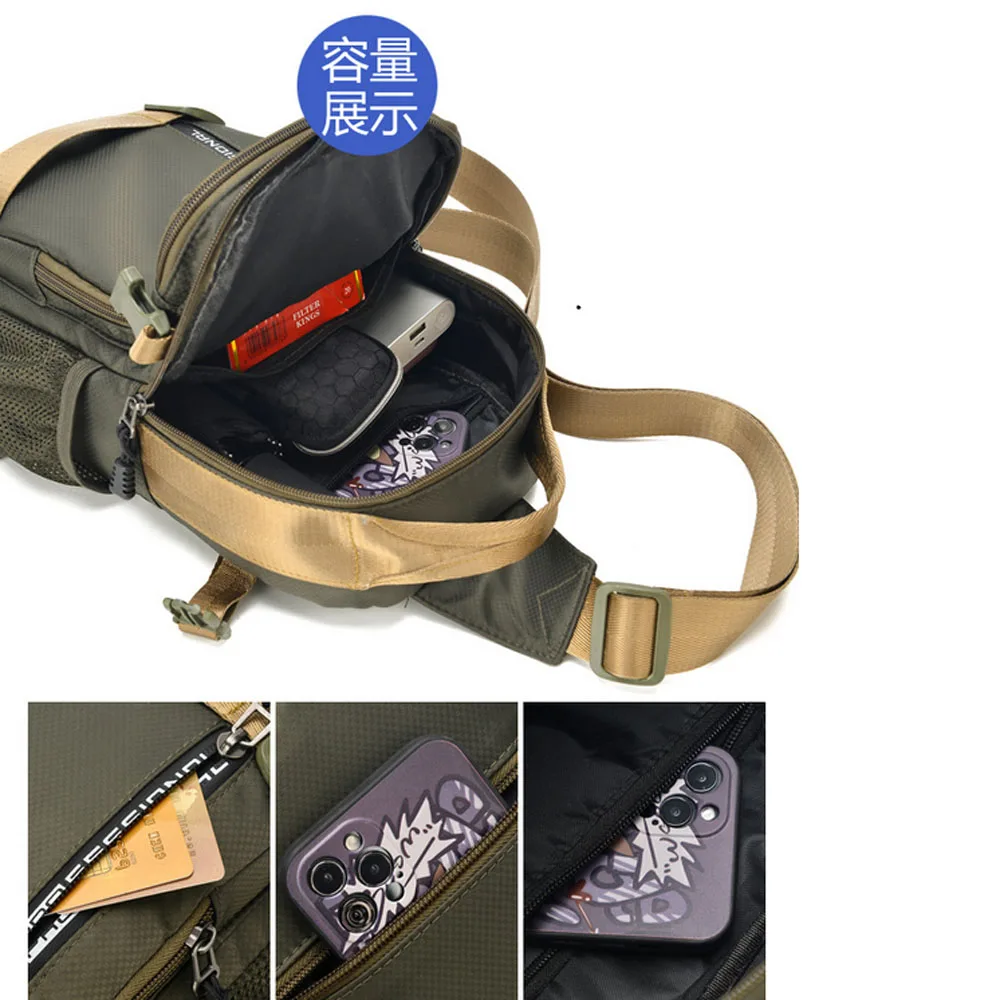 Sling Bags Chest Shoulder Backpacks,  Crossbody Messenger Bag Travel Outdoor Men Women Hiking Camping Cycling Travel Backpack