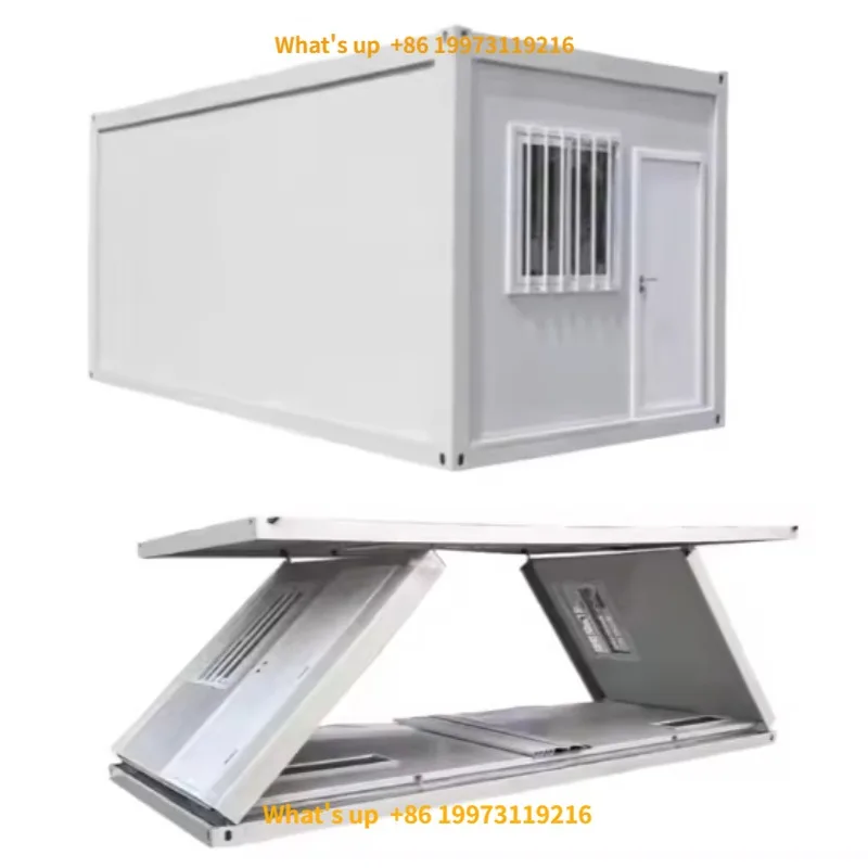 2026 Prefab Foldable Office Container Home for School Entry Home Bar Mall Use Sandwich Panel Made House for Exterior Application
