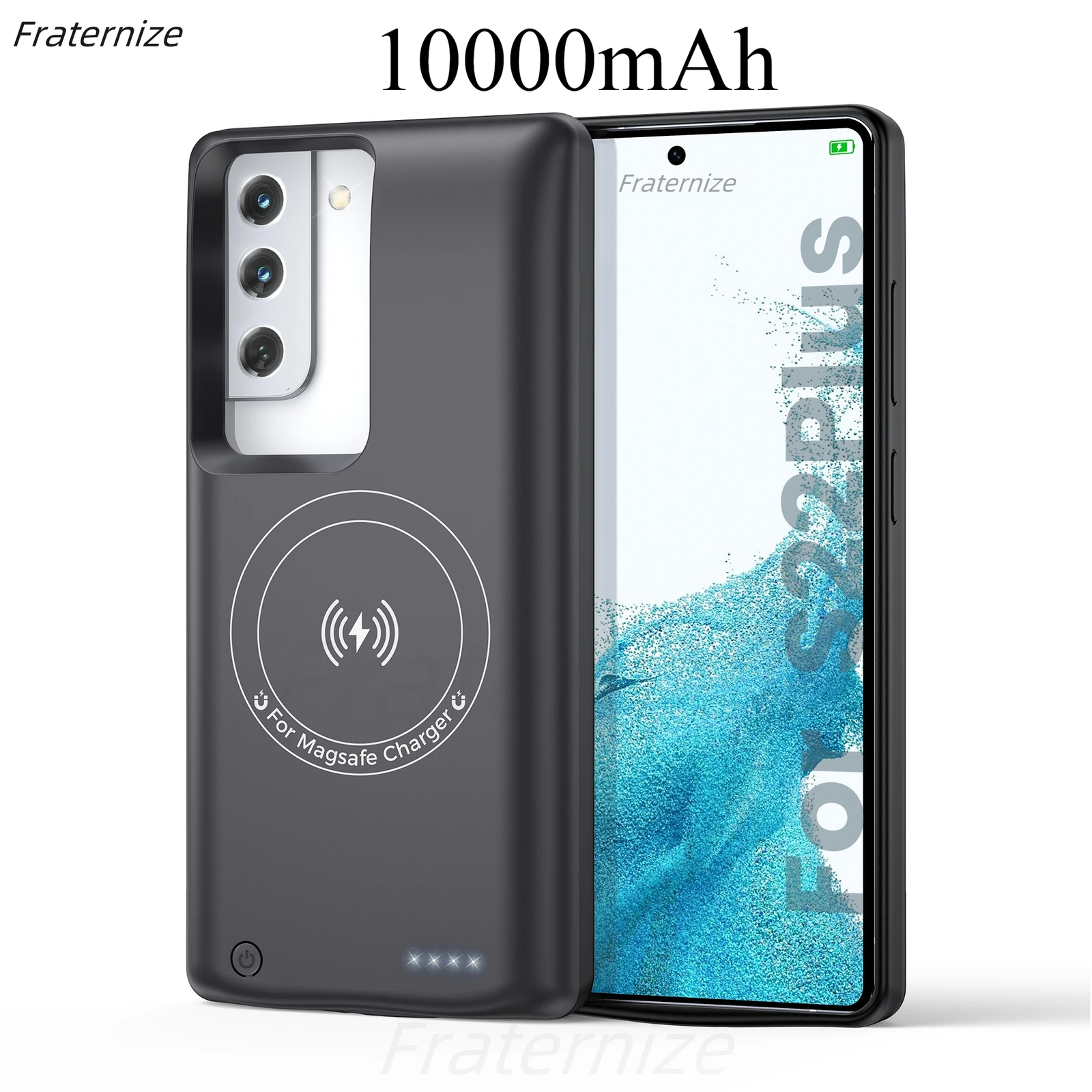 

Magnetic Wireless Battery Charger Case for Samsung Galaxy S22Plus Charging Cover phone case with battery pack For magsafe