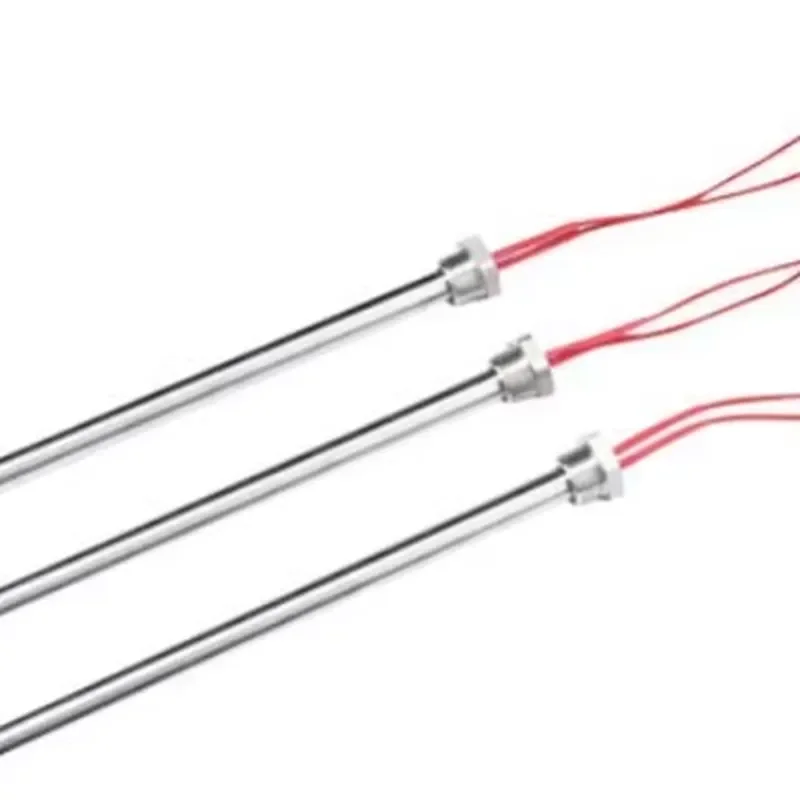 High Power Density 5W-10KW Single-Ended 12V Tubular Heater with Heating Wire Customizable for Die and Mold Heating