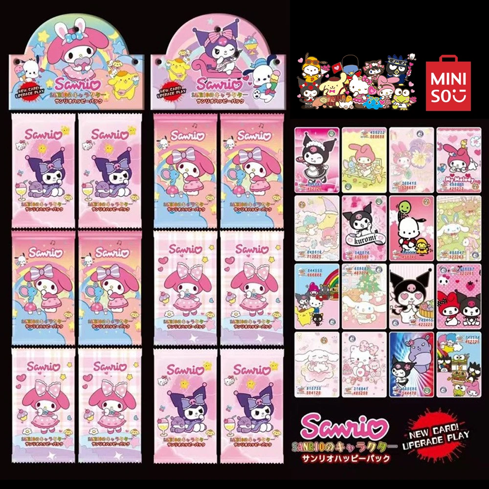 

Коллекция карт Sanrio English Edition Curio — ультра редкие коллекционные карты Hello Kitty, Cinnamoroll, Pompompurin с сюрпризом