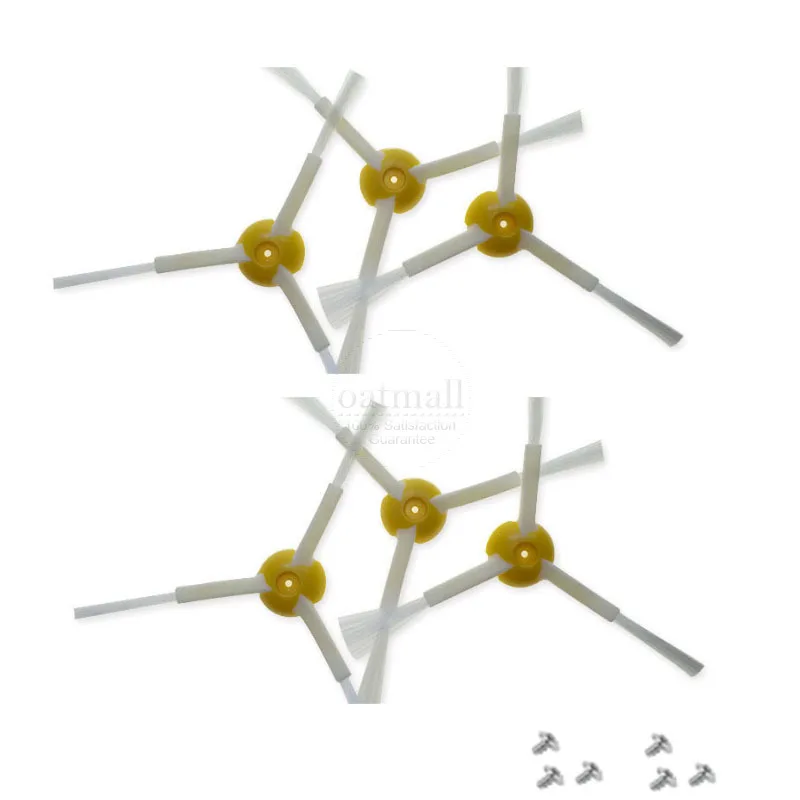 Escova lateral com parafuso para irobot 860 870 880 980 990 robô aspirador de pó 800 900 série acessórios substituição