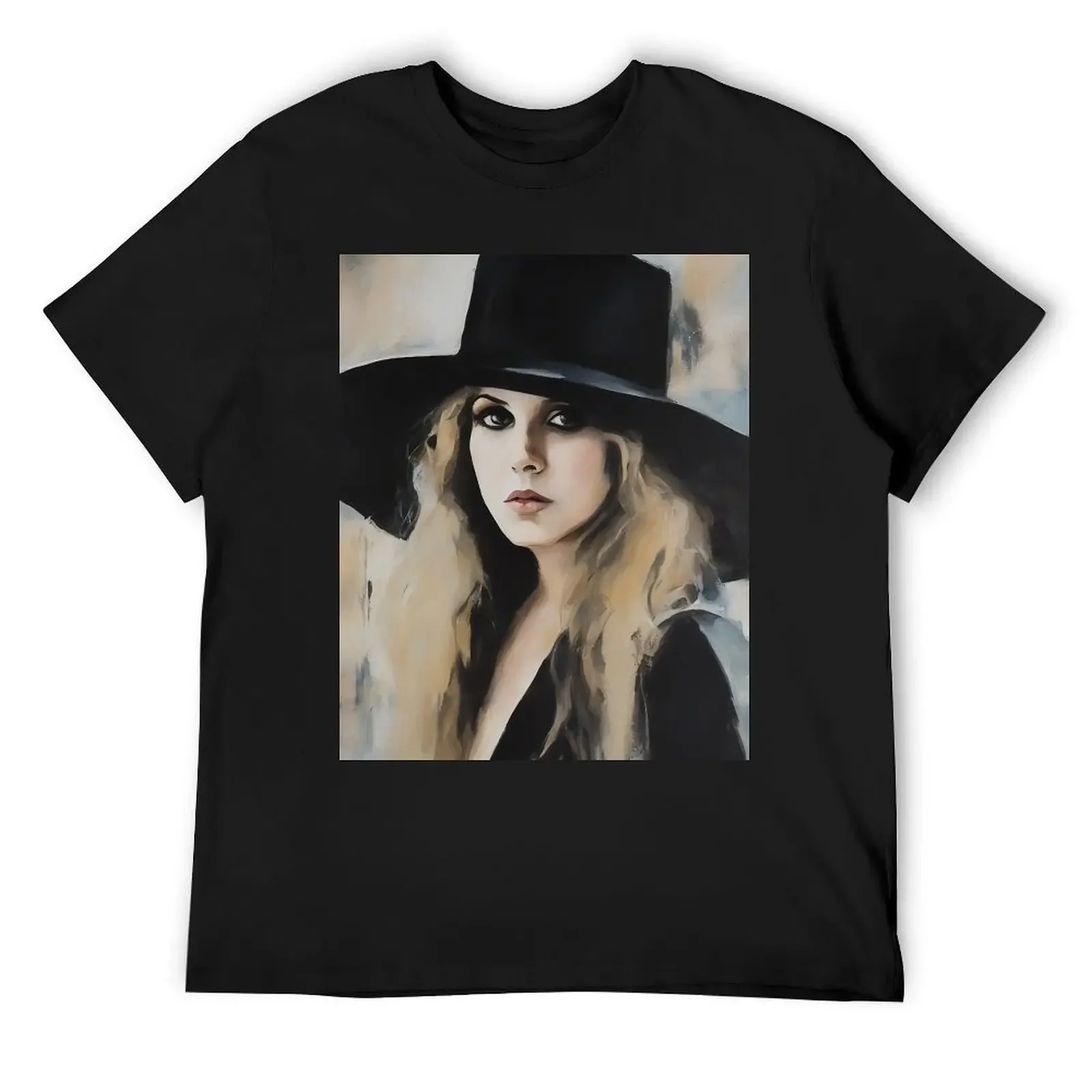 

Stevie Nicks, Paint, Abstract, Fleetwood Mac Art Work T-Shirt tees customs anime tshirt men tshirt