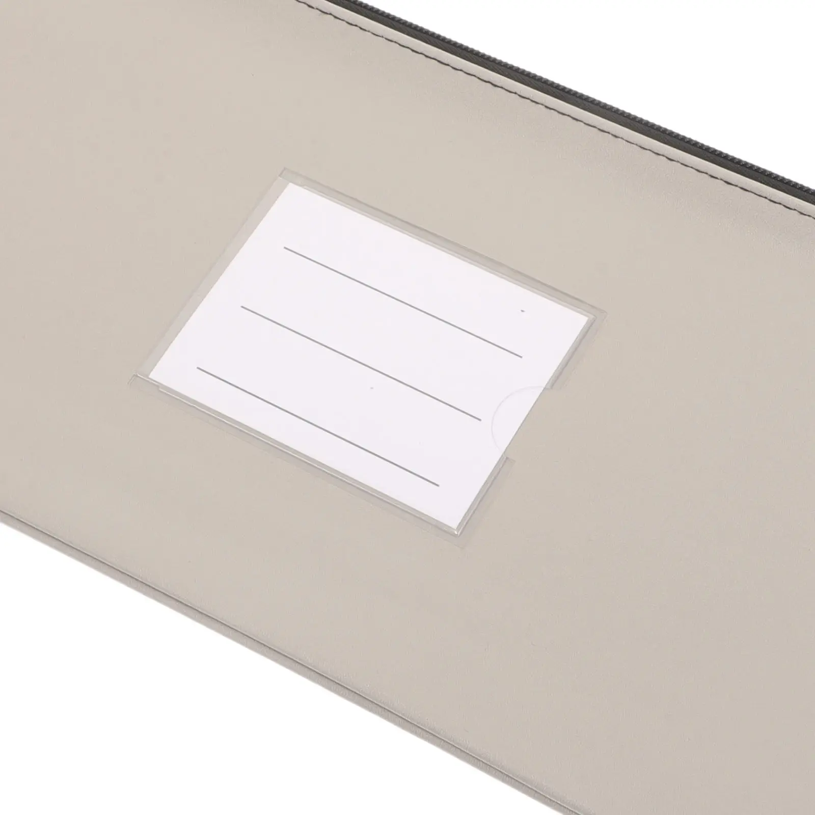 5Pcs PU Receipt Wallet Money Bag with Zipper Label for Bank Deposit Pouch Bill Holder Change Bag Receipt Holder