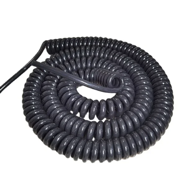 

Hot Sale 6*2.5mm2 Flexible Spiral Cable Spring Coiled Power Cable