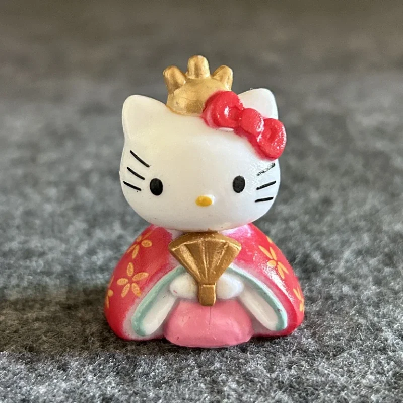 8pcs/set Sanrio Hello Kitty Cat Wedding Series Action Figure Figurine Cartoon Collection PVC Desktop Model Toy Christmas Gift