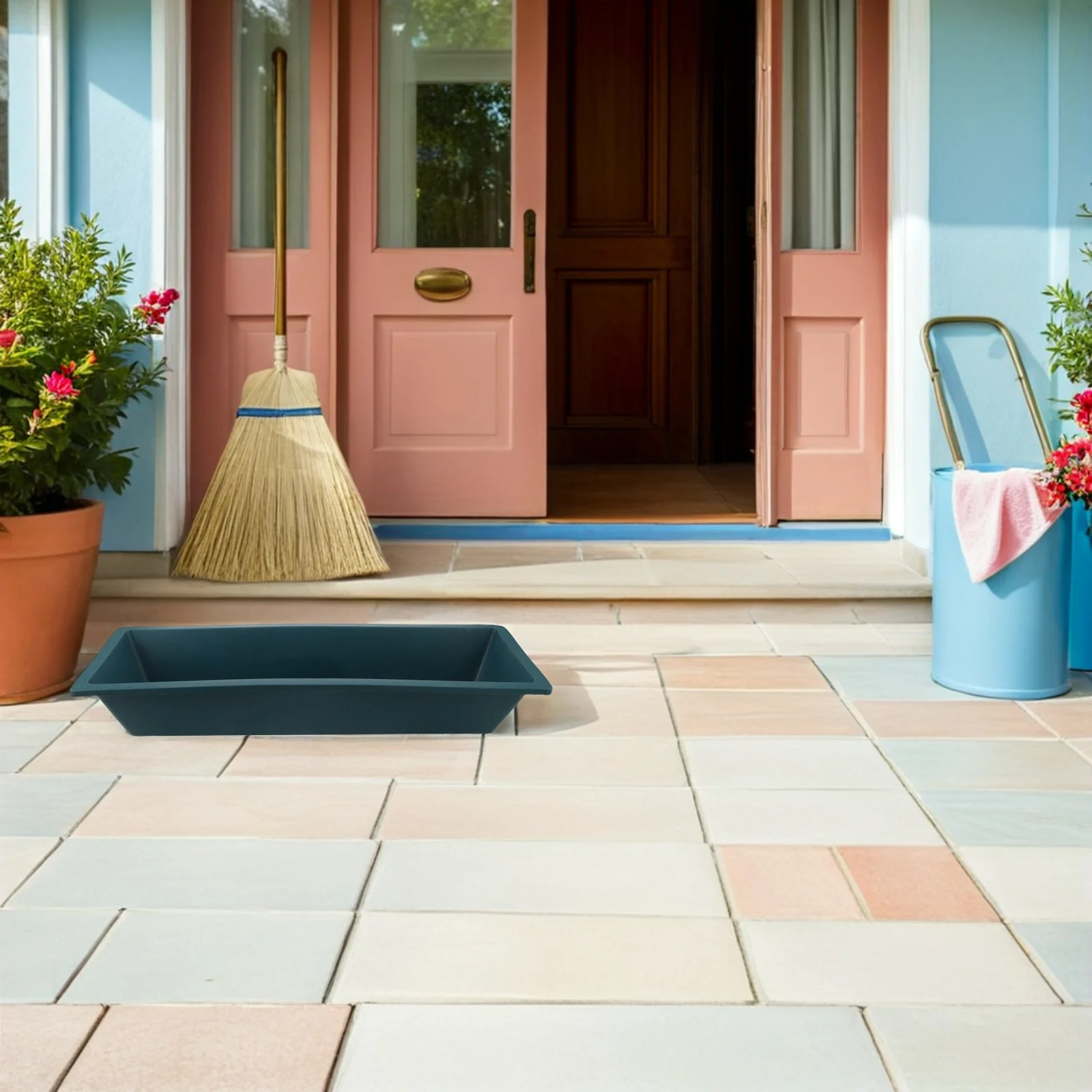 

60Cm Animal Feeding Trough Farm Feeding Trough For Pigs Goats Sheep Cattle Poultry Livestock Feeder Bowl Grain Water Container